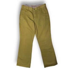 🟢 Robert Graham Green Chino Pants 👖 Men’s 32 💼 Straight Fit Casual Flex 🪡‎